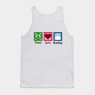 Peace Love Bowling Tank Top